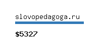 slovopedagoga.ru Website value calculator