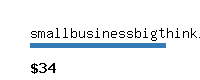 smallbusinessbigthinking.com Website value calculator