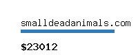 smalldeadanimals.com Website value calculator