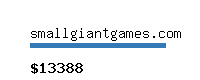 smallgiantgames.com Website value calculator