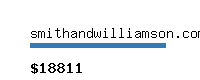 smithandwilliamson.com Website value calculator