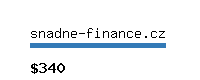 snadne-finance.cz Website value calculator