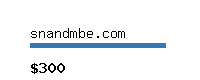 snandmbe.com Website value calculator