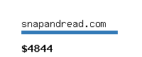 snapandread.com Website value calculator