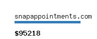 snapappointments.com Website value calculator