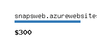 snapsweb.azurewebsites.net Website value calculator