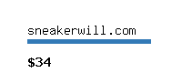 sneakerwill.com Website value calculator