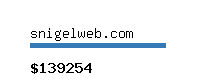 snigelweb.com Website value calculator