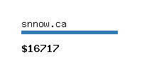 snnow.ca Website value calculator