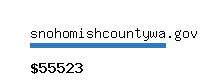 snohomishcountywa.gov Website value calculator