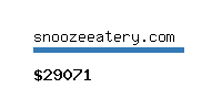 snoozeeatery.com Website value calculator