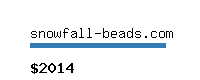 snowfall-beads.com Website value calculator