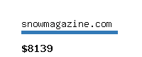 snowmagazine.com Website value calculator