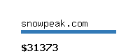 snowpeak.com Website value calculator