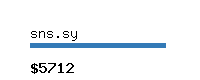 sns.sy Website value calculator