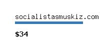 socialistasmuskiz.com Website value calculator