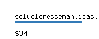 solucionessemanticas.com Website value calculator