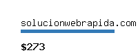 solucionwebrapida.com Website value calculator