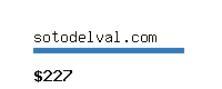 sotodelval.com Website value calculator