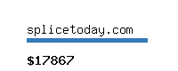 splicetoday.com Website value calculator