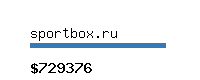 sportbox.ru Website value calculator