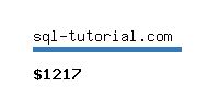 sql-tutorial.com Website value calculator