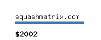 squashmatrix.com Website value calculator