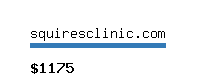 squiresclinic.com Website value calculator