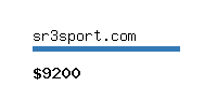 sr3sport.com Website value calculator