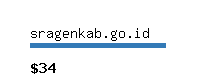 sragenkab.go.id Website value calculator