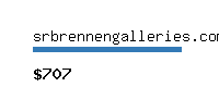 srbrennengalleries.com Website value calculator