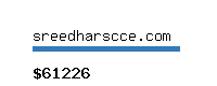 sreedharscce.com Website value calculator