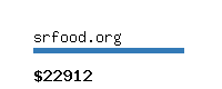 srfood.org Website value calculator