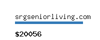 srgseniorliving.com Website value calculator
