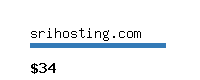 srihosting.com Website value calculator