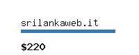 srilankaweb.it Website value calculator