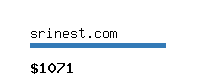 srinest.com Website value calculator