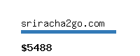 sriracha2go.com Website value calculator