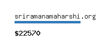 sriramanamaharshi.org Website value calculator