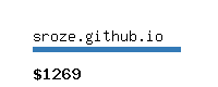 sroze.github.io Website value calculator