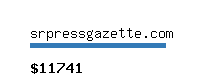 srpressgazette.com Website value calculator