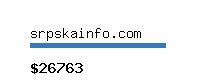 srpskainfo.com Website value calculator