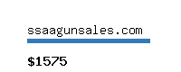 ssaagunsales.com Website value calculator