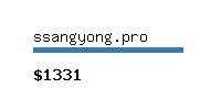 ssangyong.pro Website value calculator