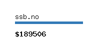 ssb.no Website value calculator