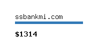 ssbankmi.com Website value calculator