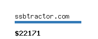 ssbtractor.com Website value calculator