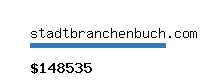 stadtbranchenbuch.com Website value calculator