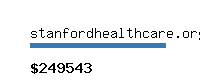 stanfordhealthcare.org Website value calculator