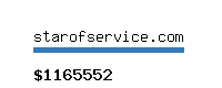 starofservice.com Website value calculator